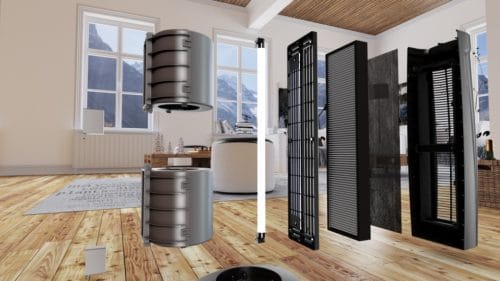 luchtreiniger met hepa filter, uv-lamp en ionisator - Afbeelding 3
